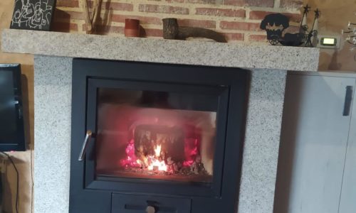 Chimenea calefactora de leña (2)